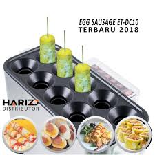 3 buah telur ayam ½ cangkir wortel dan seledri yang dicincang kecil 1 sendok makan tepung 300 ml minyak sayur ½ sendok teh garam ¼ lada bubuk 5 buah sosis. Jual Terbaru Mesin Sosis Telur Gulung Fomac Et Dc10 Alat Pemanggang Sosis Telor Gulung Kompor Panggangan Egg Roll Sausage Wajan Panggang Hot Dog Baker Di Lapak Harizo Bukalapak