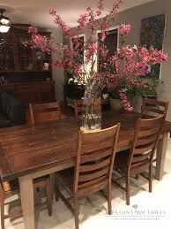 Reclaimed Pine Barn Wood Farm Table Handcrafted In The Heart Of Amish Country Lancaster County Pennsyl Cherry Oak Dining Table Kitchen Table Wood Farm Table