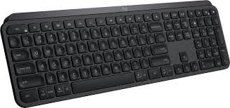 Logitech Mx Keys Advanced Wireless Illuminated Keyboard Black 920 009295 Best Buy Logitech Keyboard Cool Things To Buy