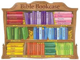 bible bookcase wall chart laminated