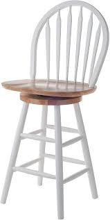 Shop for farmhouse bar stools in bar stools & counter stools. Amazon Com Winsome Wood Wagner Stool 24 White Natural Furniture Decor