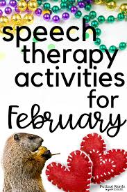 It's the perfect way to keep kids engaged and having. Speech Therapy Activites For February Groundhogs And Valentine S Day And Mardi Gras Oh My