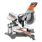 15-Amp 10-inch Dual Bevel Sliding Mitre Saw with LED Cut Line Indicator RIDGID