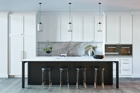 black & white kitchen 3d model on behance