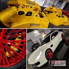 If you have ferrari brake calipers, we suggest that you contact gray paul if you would prefer to buy new brakes instead of buying this ferrari yellow brake caliper paint kit. Ferrari Brakes Coated With Ral 1003 Prismatic Powders