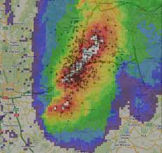 Video zacina radary zobrazujici situaci a trasu vyjezdu, pote zrychlene video iniciace… Moravu Zasahly Bourky S Kroupami V Zabrehu Mely 6 Cm Diskuse O Pocasi In Pocasi