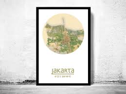 We found 4 bundles with this item: Jakarta Map Print City Map Wall Art Nm873 Indonesia Map Art Poster Gift Dad Hometown Map Prints Art Collectibles Aloli Ru