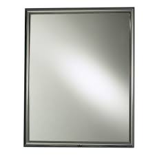 Recessed mount medicine cabinet in basic white (1358) at ferguson. Jensen Harmony 24 In W X 30 In H X 5 7 8 In D Framed Recessed Bathroom Medicine Cabinet In Chrome 533124x The Home Depot