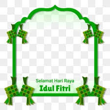 Hari raya aidilfitri disambut pada 1 syawal tahun hijrah. Islamic Frame Selamat Hari Raya Idul Fitri Typography With Ketupat Food Frame Border Islamic Slamic Frame Png And Vector With Transparent Background For Free Islamic Celebrations Selamat Hari Raya Flower Background