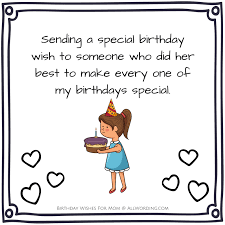 My mom's birthday is on monday, and i'm not quite sure what to get her. Happy Birthday Mom 50 Heartfelt And Hilarious Birthday Wishes Allwording Com