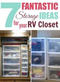 Here are some clothing storage ideas to help you be efficient with space in your camper, motorhome, or travel trailer. Fantastic Storage Ideas For Rv Closets Rv Obsession