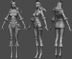 Beautiful 3d Character Model Designs For Your Inspiration Cgfrog Character Modeling 3d Character Character