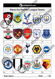 44,441,155 likes · 636,716 talking about this. Premier League 002 Club Logos Quiz Night Hq