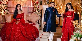 Glam Roka Ceremony With A Magical Setting And A Never Thought Of Game Wedmegood Priyanka and nick are dressed in traditional indian outfits for the roka ceremony. wedmegood