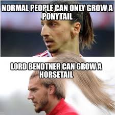 Check out all our blank memes. Meme Creator Funny Normal People Can Only Grow A Ponytail Lord Bendtner Can Grow A Horsetail Meme Generator At Memecreator Org