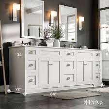 Eviva Epic 84 In Double Sink White