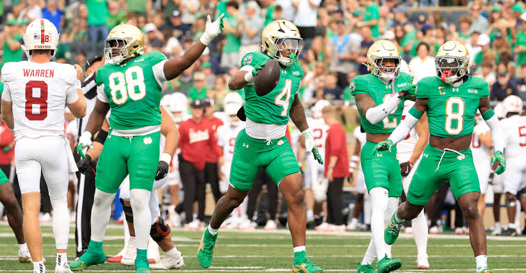 Big League Chewed: Notre Dame Routs Stanford, 58-7 | One Foot Down