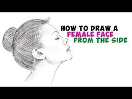 This for beginners, how can women's face be easy draw? How To Draw A Face For Beginners Step By Step From Side Female Easy Step By Step Youtube
