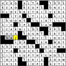 For text clues, here is the link. Tuesday October 29 2019 Diary Of A Crossword Fiend