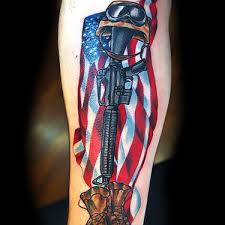Army, air force, navy, marines, and coast guard; 6 Military Tattoo Ideas