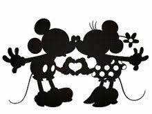 Svg Disney Kissing Mickey And Minnie Silhouette By Creative0803 Disney Silhouettes Mickey Silhouette Mickey And Minnie Kissing