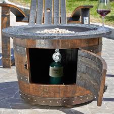 Reclaimed Whiskey Barrel Fire Pit Barrel Fire Pit Patio Furniture Fire Fire Pit Furniture