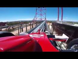 The height record was beaten in april 2017 by red force, which was also opened in portaventura world 's new theme park ferrari land, this coaster reaches a height of 112 metres (367 ft). Red Force On Ride Pov Ferrari Land Portaventura World Youtube