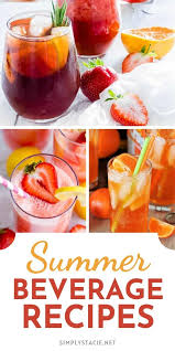 Summer Beverage Recipes Summer Drink Recipes Delicious Drink Recipes Summer Drinks