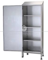 Shop for stainless steel shelving at walmart.com. Stainless Steel Single Door Storage Cupboard 3 Shelves