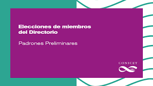 Our professional experts are here assist you create that Elecciones De Miembros Del Directorio Publicacion De Padrones Preliminares Conicet