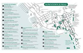 Downtown Juneau Map Juneau Cvb Alaska Cruise Ports Alaska Cruise Excursions Cruise Port
