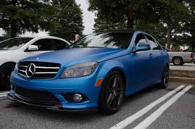 Satin Blue Mercedes Benz C63 4831x3200 Oc R Carporn Mercedes Benz C63 Mercedes Benz Benz