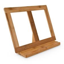 Vous en trouverez de la marque wittner, ou k&m. Support Pour Livre De Cuisine Pupitre De Lecture Porte Livres En Bambou Book Stands Relaxdays Cook Book Stand