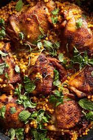 Skillet Chicken And Pearl Couscous With Moroccan Spices Recipe Recipe Nyt Cooking Skillet Chicken Moroccan Spices