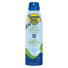 Banana Boat Ultra Defense Clear Sunscreen Spray Spf 100 6 Oz Walmart Com Banana Boat Best Sunscreen For Tattoos Spray Sunscreen
