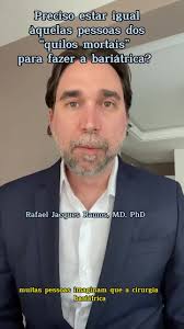 Muitas pessoas imaginam que para realizar a cirurgia bariátrica é  necessário estar igual àquelas pessoas dos “quilos mortais”. Assiste o  vídeo que explico melhor isso! 😉 #cirurgiabariátrica ...