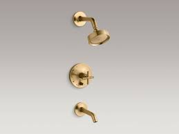 Ann sacks kallista robern sterling novita kohler generators kohler engines kohler. Standard Plumbing Supply Product Kohler Purist K T14420 3 Bgd Rite Temp Pressure Balancing Bath And Shower Faucet Trim With Push Button Diverter And Cross Handle Valve Not Included Vibrant Moderne Brushed Gold
