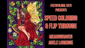 Spring coloring page help kids and adults enjoy the new season. Meadow Haven Adele Lorienne Color With Faithfulgirl1978