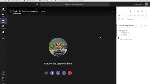 It's almost the exact same process as doing it in outlook. Office 365 How To Take Meeting Notes In A Teams Meeting Youtube