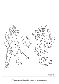 Maybe you would like to learn more about one of these? Predator Vs Chinese Dragon Coloring Pages Free Fairytales Stories Coloring Pages Kidadl