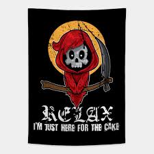 Reaper difficulty is meant for players who enjoy a serious challenge. Cute Grim Reaper Quote Grim Reaper Tapestry Teepublic