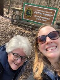Today at breakfast a woman approached me after noticing my Hike Muskegon  Parks t-shirt. She would like to join our hiking group but doesn't have  Facebook, which is how I see info