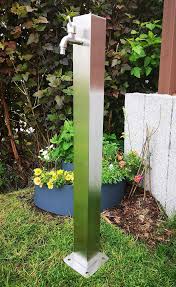 80 mm, 2 x zulaufanschluss 3/4 ig, 1 x anschluss für auslaufhahn 3/4 ag. Wassersaule Edelstahl Eckig Zapfstelle Garten Kaufland De