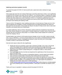 Mandatory, provincewide restrictions are in effect to protect the health system and slow the spread of gathering restrictions. Covid 19