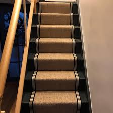 55cm wide gold natural beige sisal stair runner black herringbone tape border. Herringbone Pewter Sisal With Black Stair Runners Direct Facebook