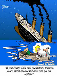 sinking boats cartoons and comics