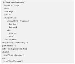 This method of checking if the string is an integer in python will not work in negative numbers. Palindrome In Python Check Palindrome Number What Is Palindrome And Examples By Great Learning Medium