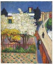 Amare Habeo Hans Thuar German 1887 1945 Flowering Fruit Trees Bluhende Obstbaume Endenich 1911 Oil On Canvas Art Landscape Paintings Art Collection