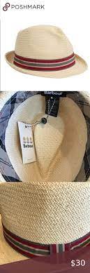 Men S Barbour Whitby Trilby Hat Xl Trilby Style Woven Hat With Striped Outer Band Featuring Colours From Barbours Tartans 100 Paper Ou Trilby Hat Trilby Hats