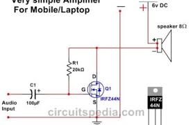 The complete 4440ic amplifier circuit diagram is shown in the image below. Audio Amplifier Circuitspedia